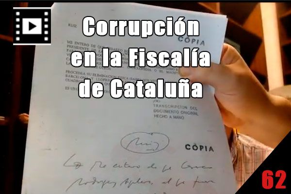 Corrupción en la fiscalía de Cataluña