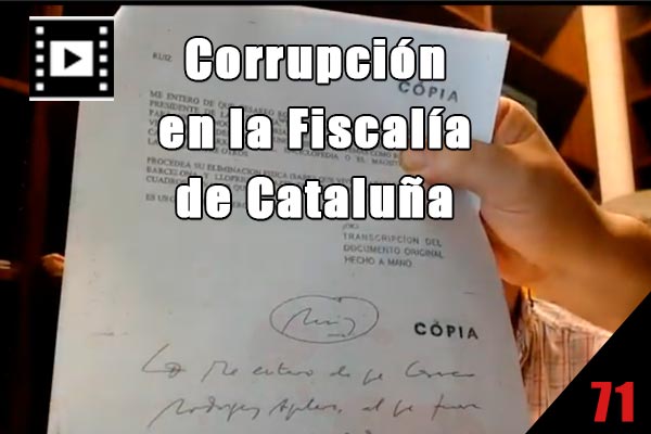 Corrupción en la fiscalía de cataluña